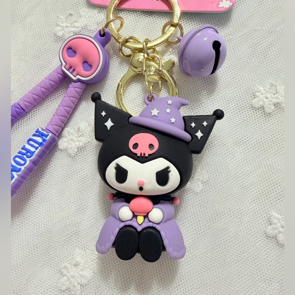SANRIO KUROMI Halloween key chain 3D NWT